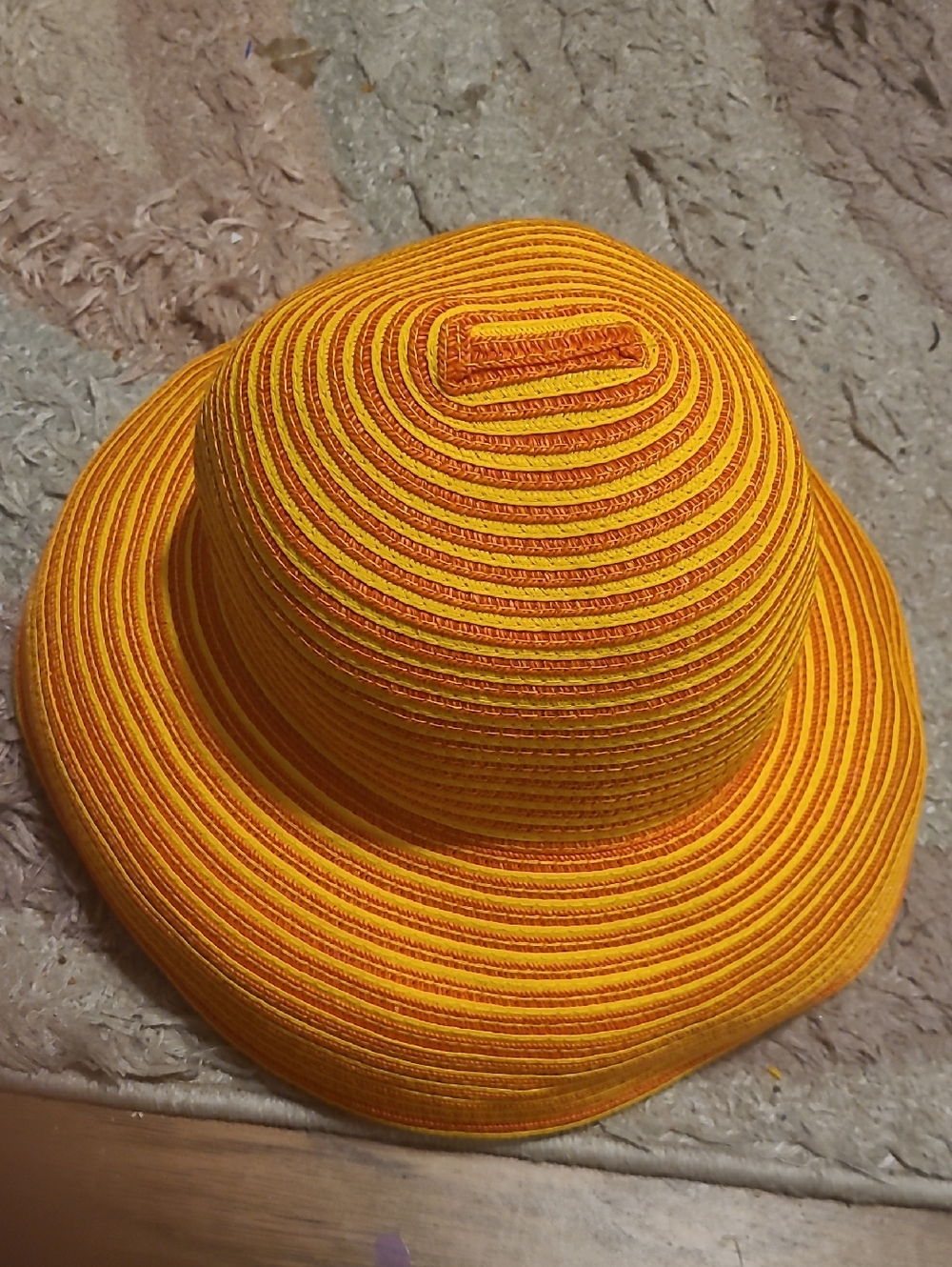 Betmar Hat Orange Straw Hat